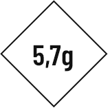 5,7 g BCAA